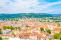 Aerial view of French city Vienne Royalty Free Stock Photo