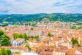 Aerial view of French city Vienne Royalty Free Stock Photo