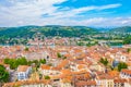 Aerial view of French city Vienne Royalty Free Stock Photo