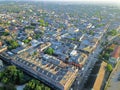 Aerial view historic French Quarter in New Orleans, Louisiana, U Royalty Free Stock Photo