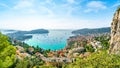 Aerial view of French Riviera Royalty Free Stock Photo