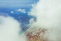 Aerial view of French Riviera coast near of Nice, Cote d`Azur, France, Europe Royalty Free Stock Photo