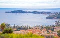 Aerial view of French Riviera coast, Nice region, France Royalty Free Stock Photo