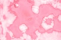Aerial view of a frozen lake. Abstract pastel pink background. Pacific Pink Background. Royalty Free Stock Photo