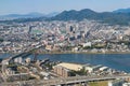 Aerial View of Fukuoka City