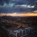 Aerial view of Gaborone Royalty Free Stock Photo