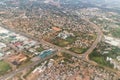 Aerial view of Gaborone Royalty Free Stock Photo