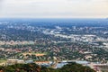 Aerial view of Gaborone city downtown spread out over the savannah, Gaborone, Botswana, Africa, 2017 Royalty Free Stock Photo