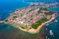 Aerial view of Galle, a town at Sri Lanka Royalty Free Stock Photo