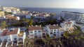 Aerial view of Garachico landscape in Tenerife from drone Royalty Free Stock Photo