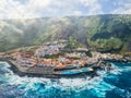 Aerial view of Garachico town