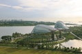 Aerial view of Gardens by the Bay