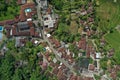 Aerial view of Garut regency, West java, Indonesia