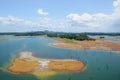 Aerial view of Gatun Lake, Panama Canal Royalty Free Stock Photo