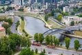 Aerial view from Gediminas tower Royalty Free Stock Photo