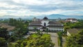 Aerial view of Gedung Sate, Bandung, West Java, Indonesia