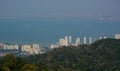 Aerial view of George Town in Penang, Malaysia Royalty Free Stock Photo