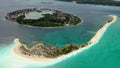 Aerial View of Geser Island, in East Seram, Maluku