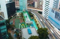 Aerial view of Ginza, Tokyo, Japan Royalty Free Stock Photo