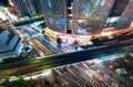 Aerial view of Ginza, Tokyo, Japan Royalty Free Stock Photo