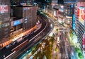 Aerial view of Ginza, Tokyo, Japan Royalty Free Stock Photo