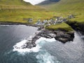 Gjogv and scenery of the Faroe islands