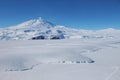 Antarctic volcano Royalty Free Stock Photo