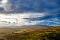 Aerial view from Glengesh Pass by Ardara, Donegal, Ireland Royalty Free Stock Photo