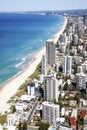 Aerial view of the Gold Coast