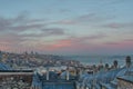 Aerial view of Golden Horn Bay, Istanbul. Architecture, building Royalty Free Stock Photo