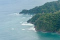 Aerial view of the Golf of Nicoya