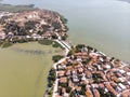 Aerial View of Golyazi Peninsula at Bursa / Turkey