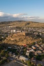 Aerial view of Gori fortress Royalty Free Stock Photo