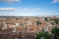 Aerial view of Granada Downtown - Granada, Andalusia, Spain Royalty Free Stock Photo