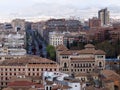 Aerial view of Granada monumental, Spain,