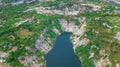 An aerial view of  Grand Canyon Chonburi Thailand ,Landmark  in Chonburi Thailand Royalty Free Stock Photo