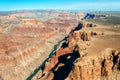 Aerial view of grand canyon national park, arizona Royalty Free Stock Photo