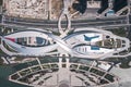 Aerial view of the Grand Theater in Suzhou Bay Cultural Center in Suzhou Taihu New City District, Suzhou, China Royalty Free Stock Photo