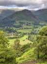 Aerial view of Grasmere Royalty Free Stock Photo