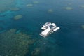 Aerial view of the Great Barrier Reef Queensland, Australia Royalty Free Stock Photo