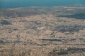 Aerial view of the greek capital athens - panoramic view