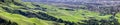 Aerial view of green hills at the base of Mission Peak in south San Francisco bay area Royalty Free Stock Photo