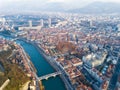 Aerial view of Grenoble Royalty Free Stock Photo