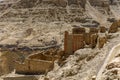 Aerial view of Guge Dynasty Relics Scenic Area in Zhada County, Ali Prefecture, Tibet, China