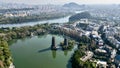 Aerial view of Guilin city in China