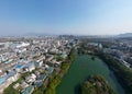 Aerial view of Guilin city in China
