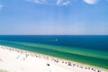 Gulf shores, Alabama on a summer day Royalty Free Stock Photo