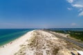 Gulf shores, Alabama on a summer day Royalty Free Stock Photo