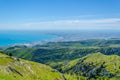 Aerial view of the gulf of manfredonia in Italy....IMAGE