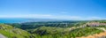 Aerial view of the gulf of manfredonia in Italy....IMAGE